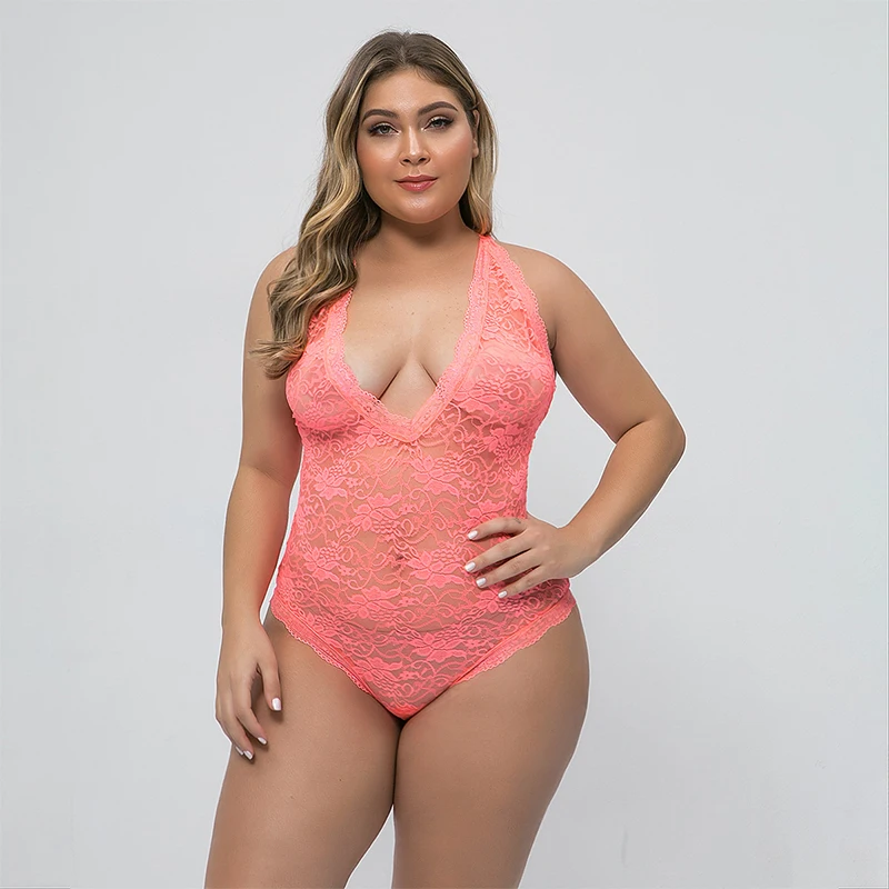 

Женское боди для фитнеса с цветочным принтом, сексуальное Бандажное боди с открытой спиной и глубоким V-образным вырезом, Кружевное боди на ...