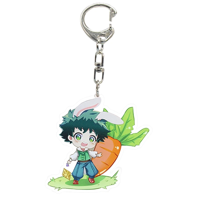1 шт. брелок для ключей с героями аниме Моя геройская Академия моя Bakugo Katsuki Todoroki