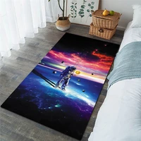 galaxy astronaut area rug 3d all over printed non slip mat dining room living room soft bedroom carpet 4