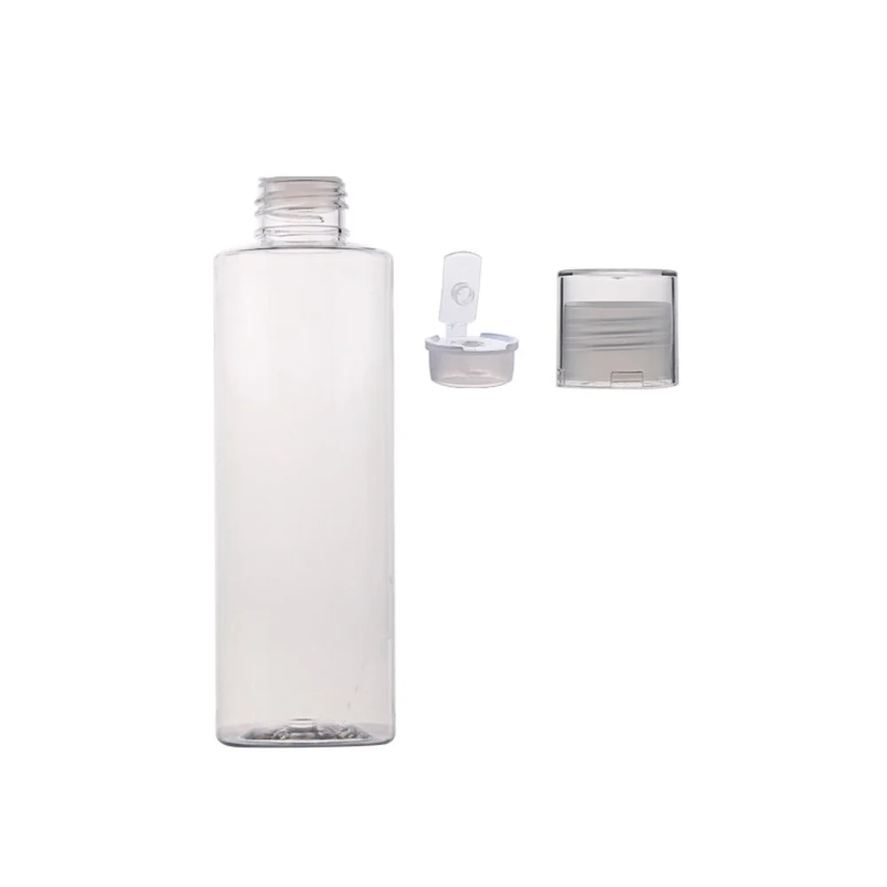 10pcs Refillable Bottle Double Cap with Inner Plug Plastic Container Tube Lotion Cream Essential Oil Bottles PET Packaging 200ml | Красота и