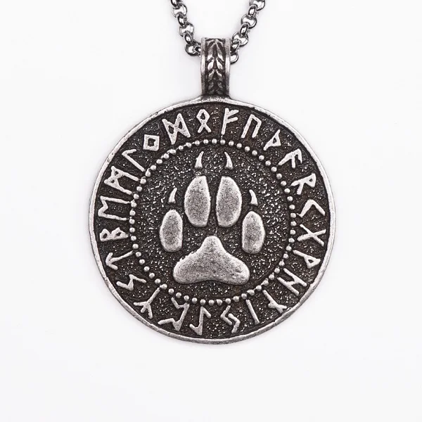 След Ожерелье Руны Аксессуары для защиты викингов Коготь скандинавских