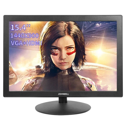 Монитор для ПК 15,4 дюйма 1440X900, ЖК-дисплей, совместимый с VGA HDMI, 13,3 ", 1366X768, игровой монитор для настольного компьютера, монитор