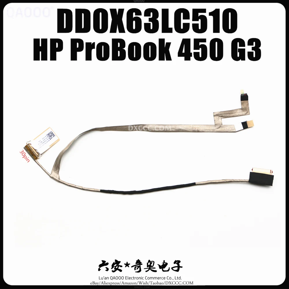 

Кабель LVDS DD0X63LC510 для HP ProBook 450 G3 455 G3 LCD LVDS