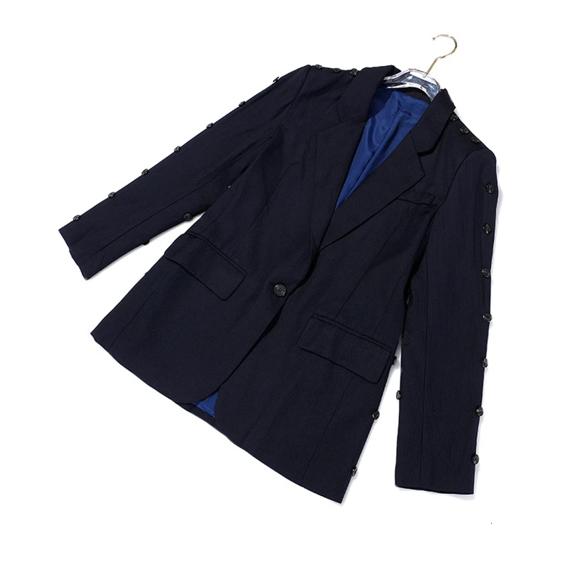 CHICEVER элегантный лоскутный клетчатый женский блейзер с длинным рукавом и