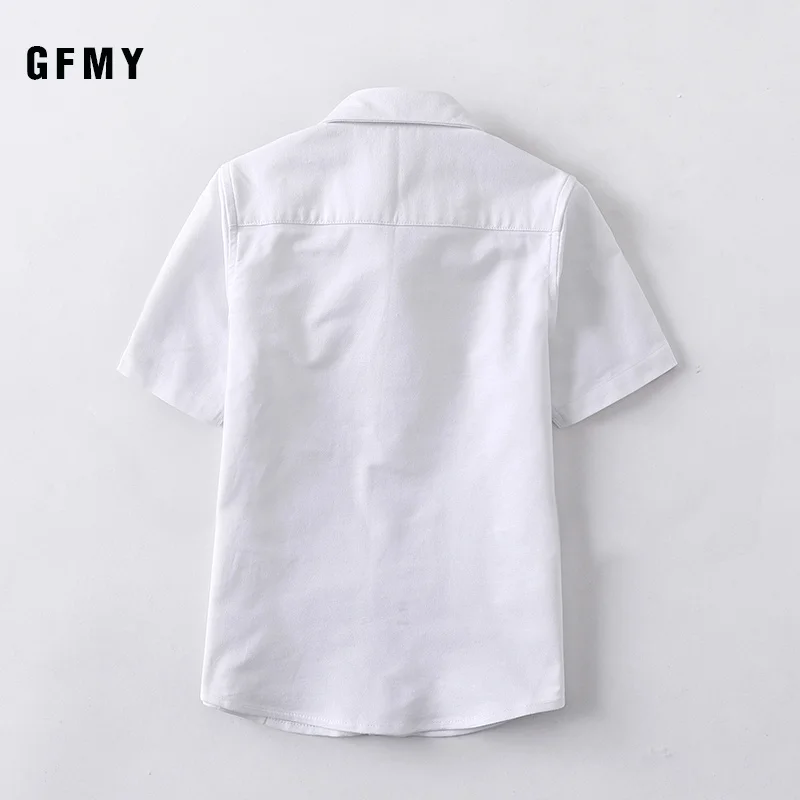 GFMY 2020 летние горячие продажи детские рубашки повседневные однотонные хлопковые