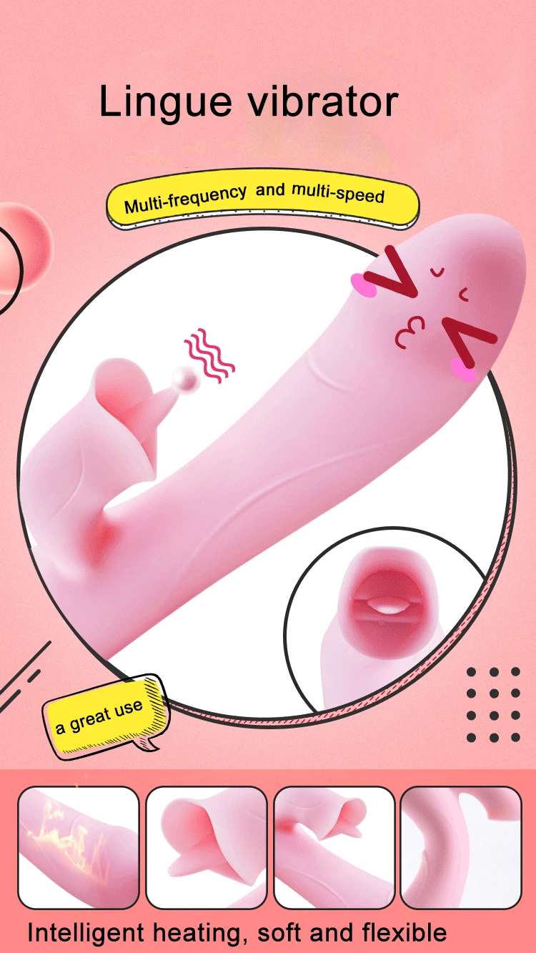 Фаллоимитатор для точки G Вибратор Кролик женщин двойная вибрация силиконовый