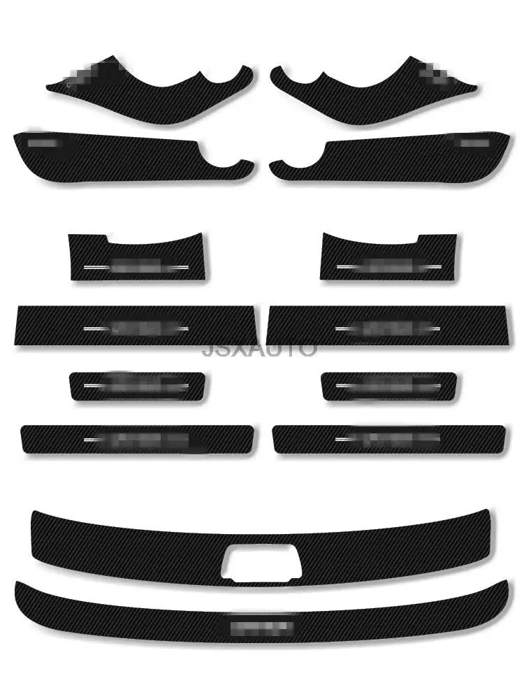 Для NISSAN Qashqai j11 2008-2021 лента на порог внутри и снаружи Модифицированная внутренняя