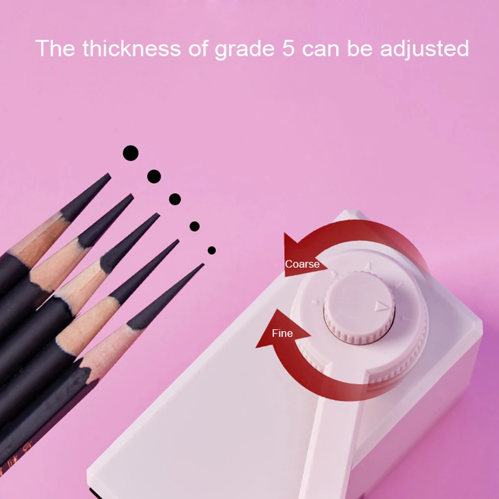 Автоматическая точилка для карандашей электрическая многофункциональная