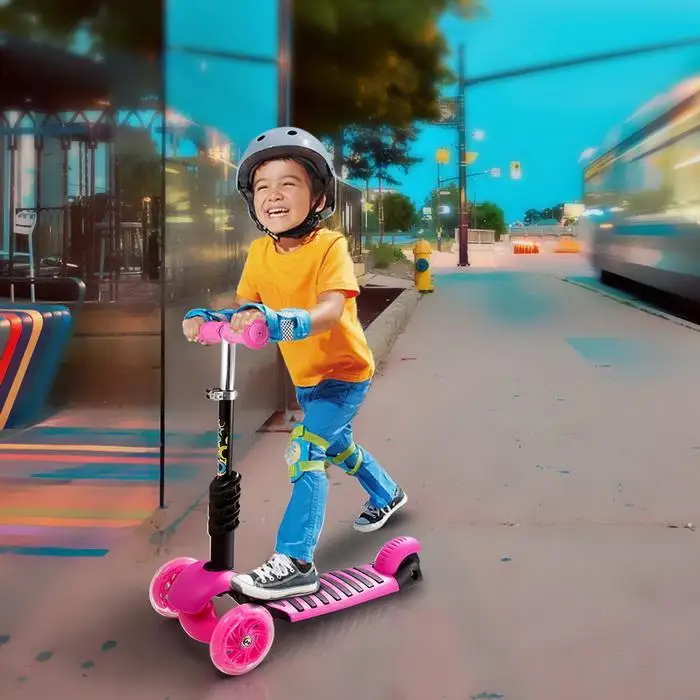 3 скутер с рулевой отдачей самокат сиденьем скутеры детские регулировкой по