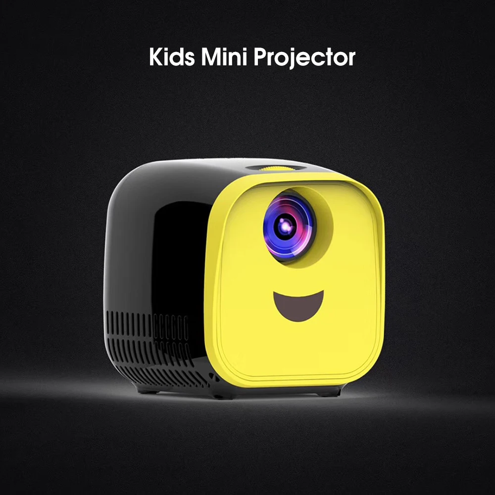 

Kids Mini Projector Full HD 1080P Children's Mini Early Education Projector Cartoon Story Support TF Card Portable Projector