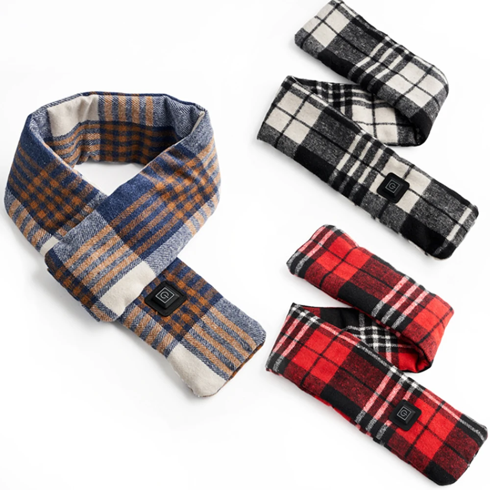 

SALE 2021 Winter Scarf Heating Scarf USB Lady Heating Scarf Waterproof Men'S Smart Shawl Plush Collar Scarf Oudoor Heating Neck