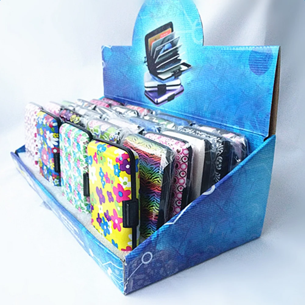 Модный держатель для удостоверения личности практичный алюминиевый Портативный