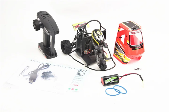 Забавный RC X-Rider Фламинго 1/8 2,4G 2WD Rc автомобиль электрический трицикл мотоцикл трицикл RTR дрейф
