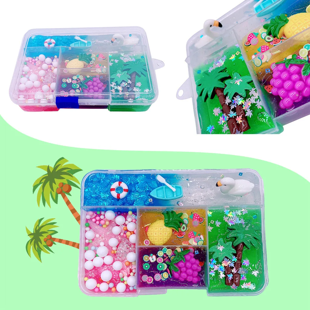 Подвеска слайм Морской мир 200 мл|Пластилин| |