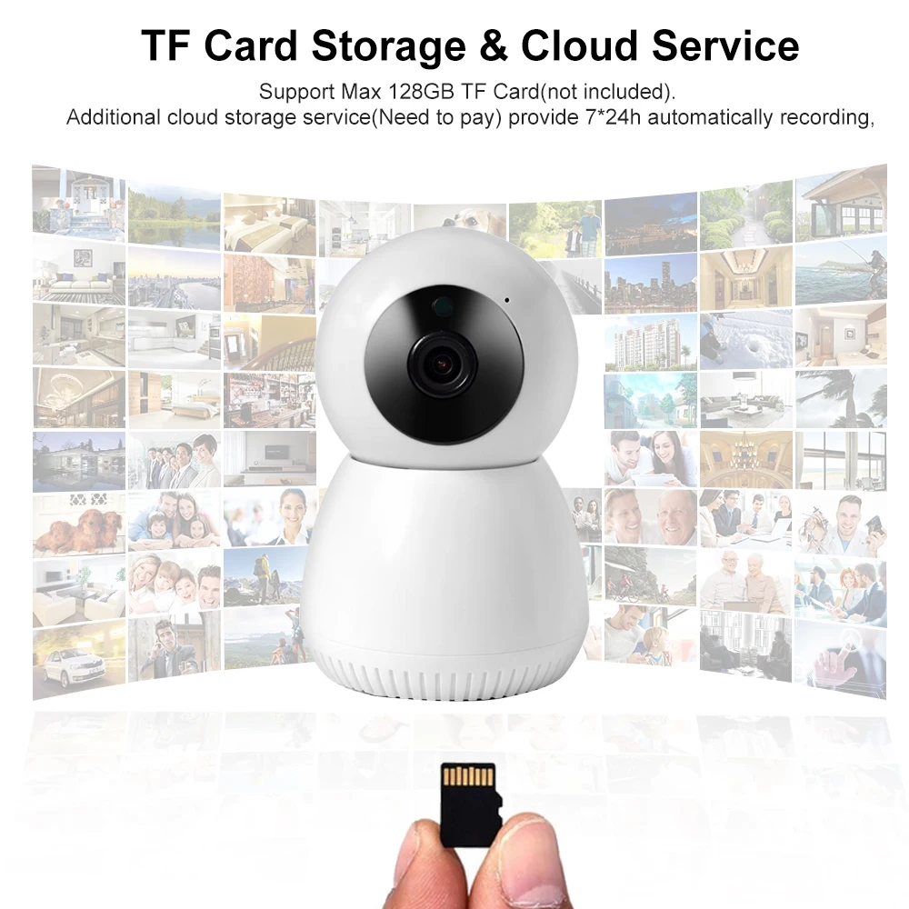 1080P Беспроводная ip-камера для домашней безопасности беспроводная камера ночного