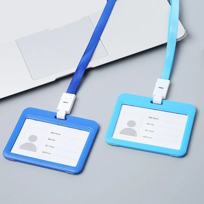 1 шт. Симпатичный Двусторонний прозрачный идентификационный значок