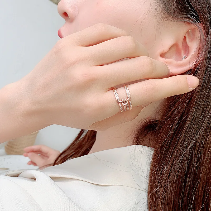 Модное многослойное кольцо с узлом разы для женщин 2020 Новые Кольца Bijoux|Кольца| |