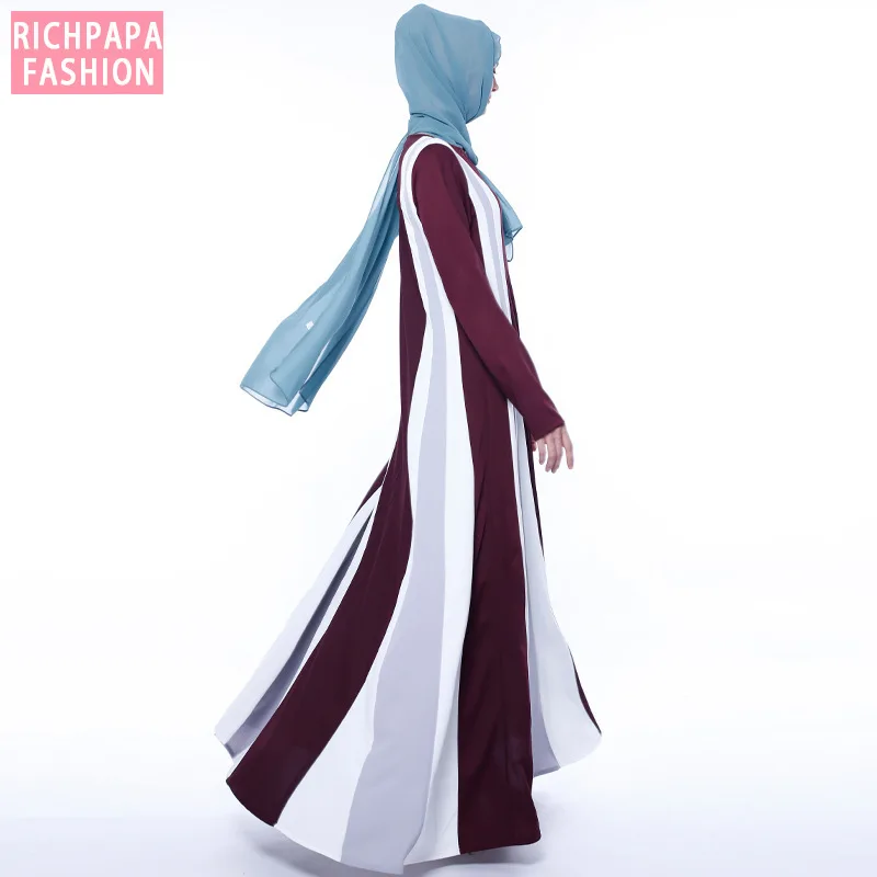 Длинное мусульманское платье кафтан пакистанское арабское хиджаб длинное абайя