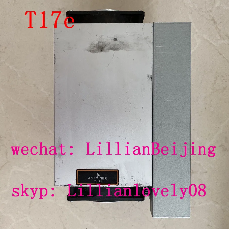 Б/у AntMiner T17e 50T Asic Miner Sha256 Bitcoin BCH BTC Mining machine bitmain с блоком питания|Сетевые