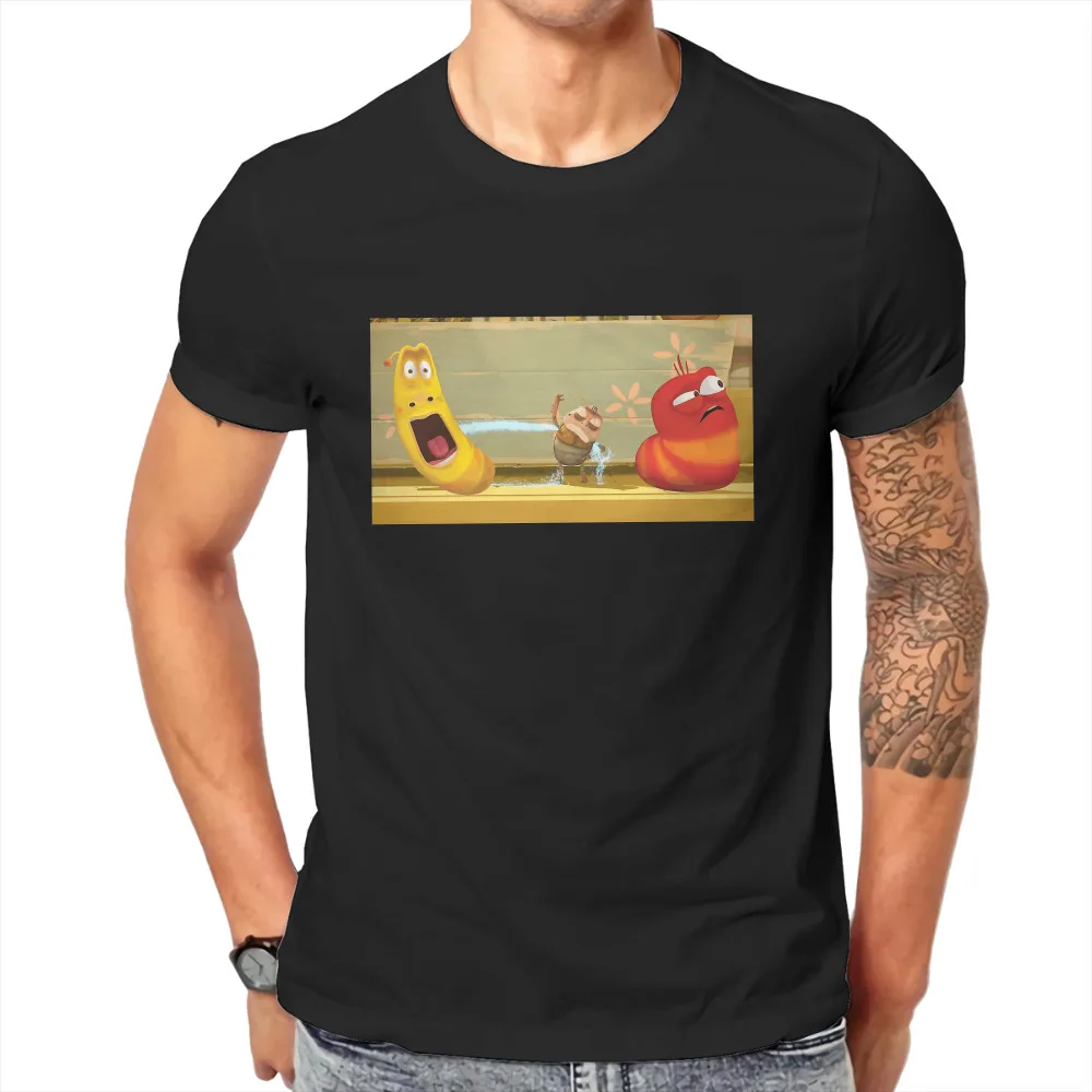 

LARVA Crewneck TShirts Movie Personalize Men's T Shirt Funny Tops 6XL