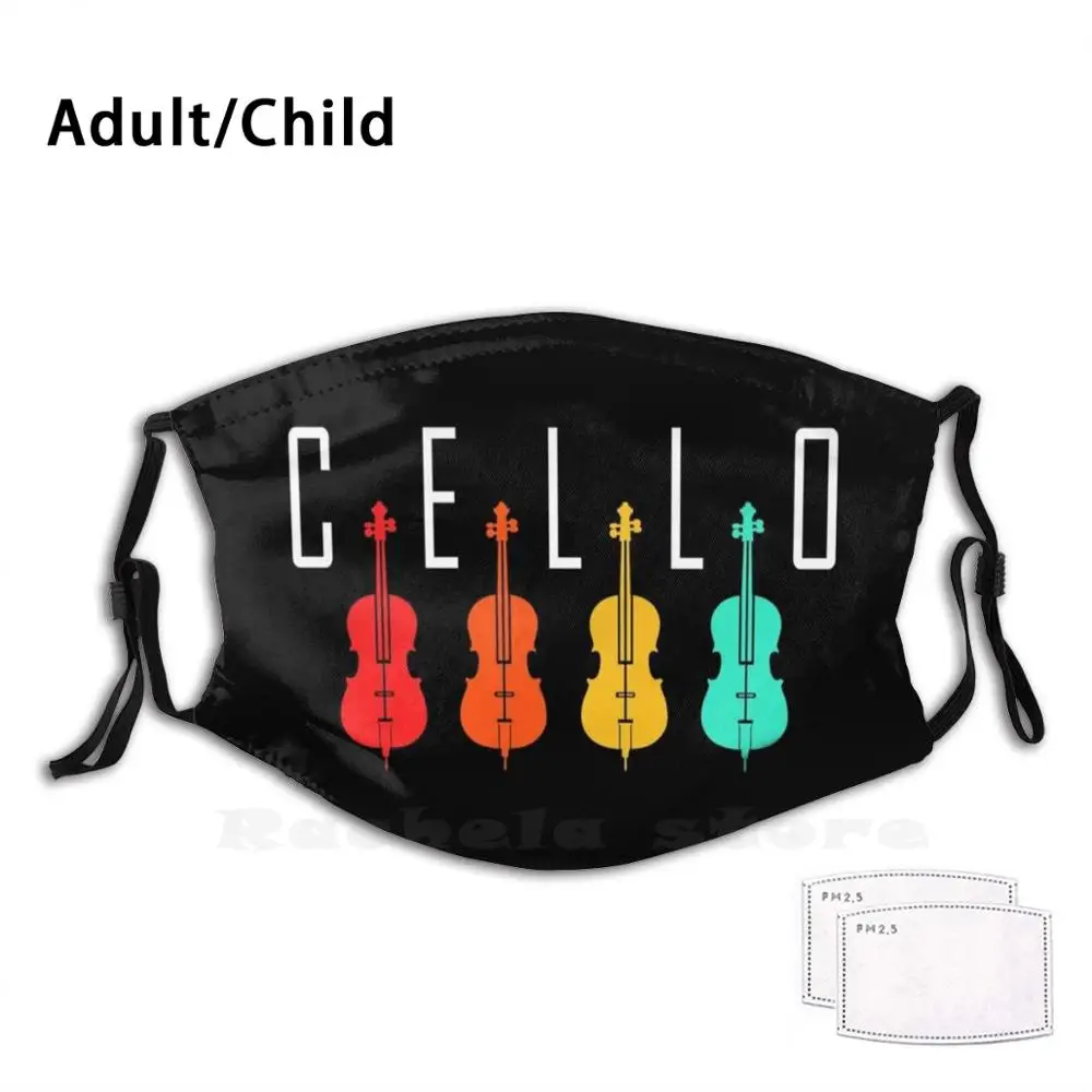 

Cello Adult Kids Anti Dust Filter Diy Mask Cello Jazz Music Musician Blues Guitar Piano Sax Saxophone Trumpet Clarinet Drums