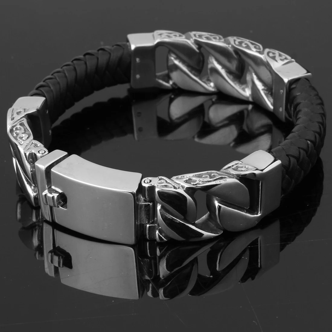 Уникальный дизайн в стиле панк специальная цепочка с узором аксессуары из