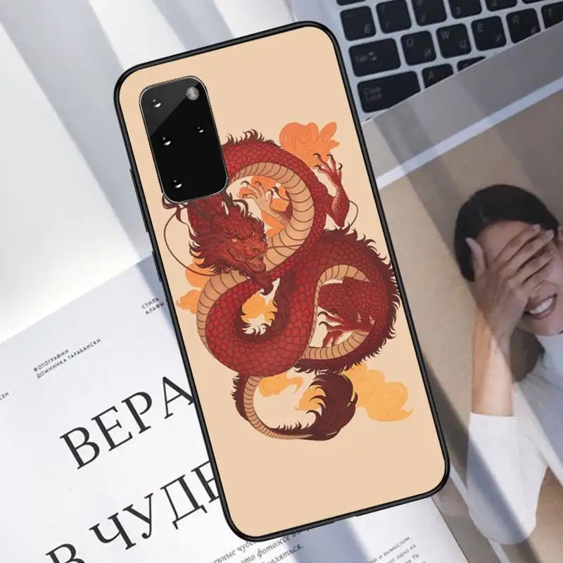 

Fashion Dragon Phone Case For Samsung S6 S7 edge S8 S9 S10 e plus A10 A50 A70 note8 J7 2017
