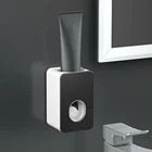 Автоматический Дозатор зубной пасты, самоклеящееся устройство для выдавливания зубной пасты в ванную комнату, черный цвет, аксессуары для ванной комнаты