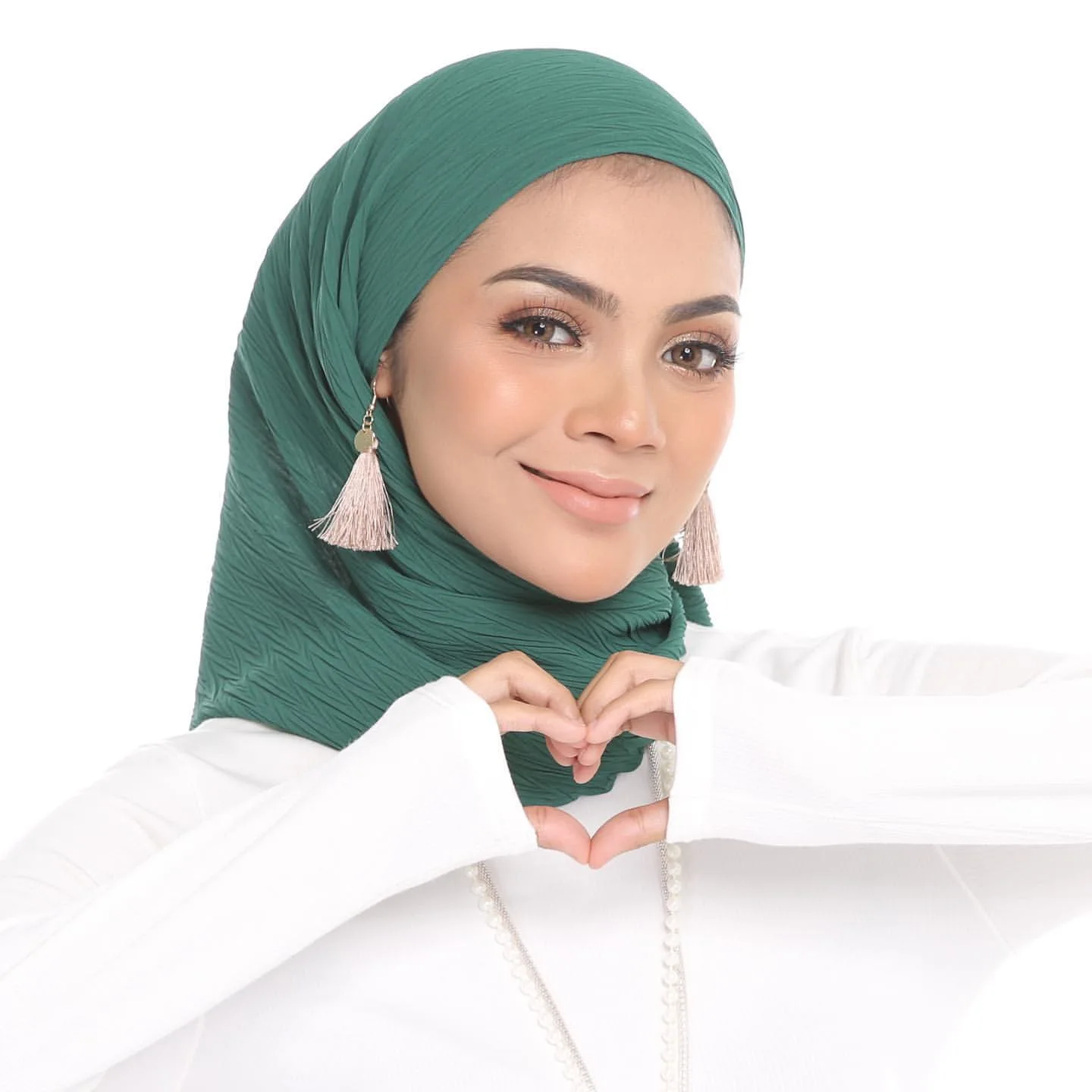 

Muslim Crinkle Chiffon Hijab Scarf Women Leaf Wrinkle Headscraf Headwraps Islamic Pleated Shawl Scarves Turban Bandanas Foulard