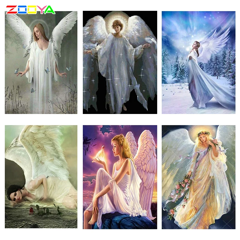 Полная Алмазная вышивка алмазная картина Набор для вышивки с ангелами