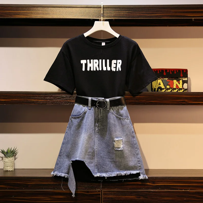 2019 Летняя женская одежда большого размера Футболка с принтом толстой сестры +