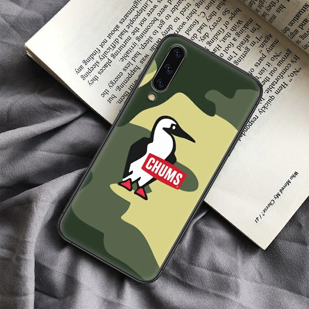 

Fashion brand CHUMS Phone Case For Samsung Galaxy A 3 5 7 8 10 20 20E 21S 30 30S 40 50 51 70 71 black Funda Tpu Etui Pretty