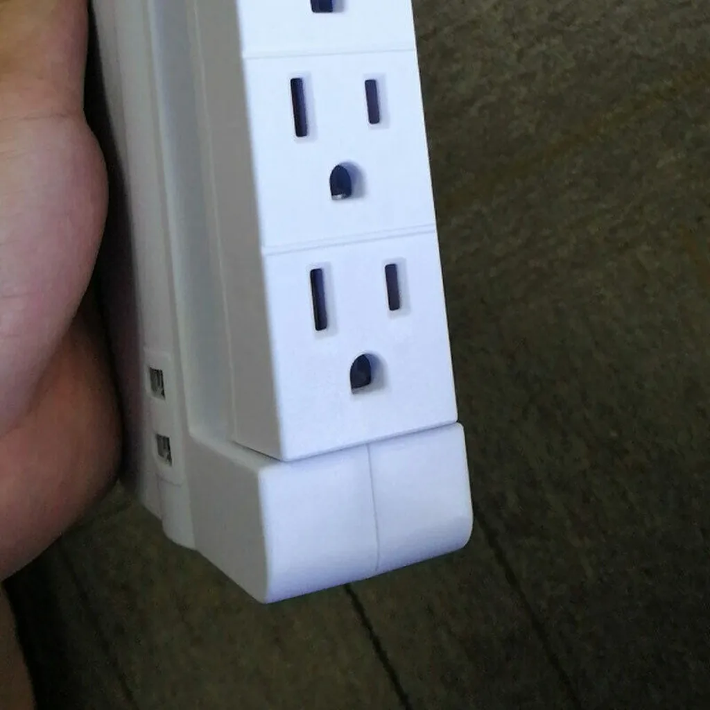NEW Multi Plugs Socket-Shelf 8 Port Surge Protector 6 Wall Outlet Extenders 2 USB US Shelf | Мобильные телефоны и