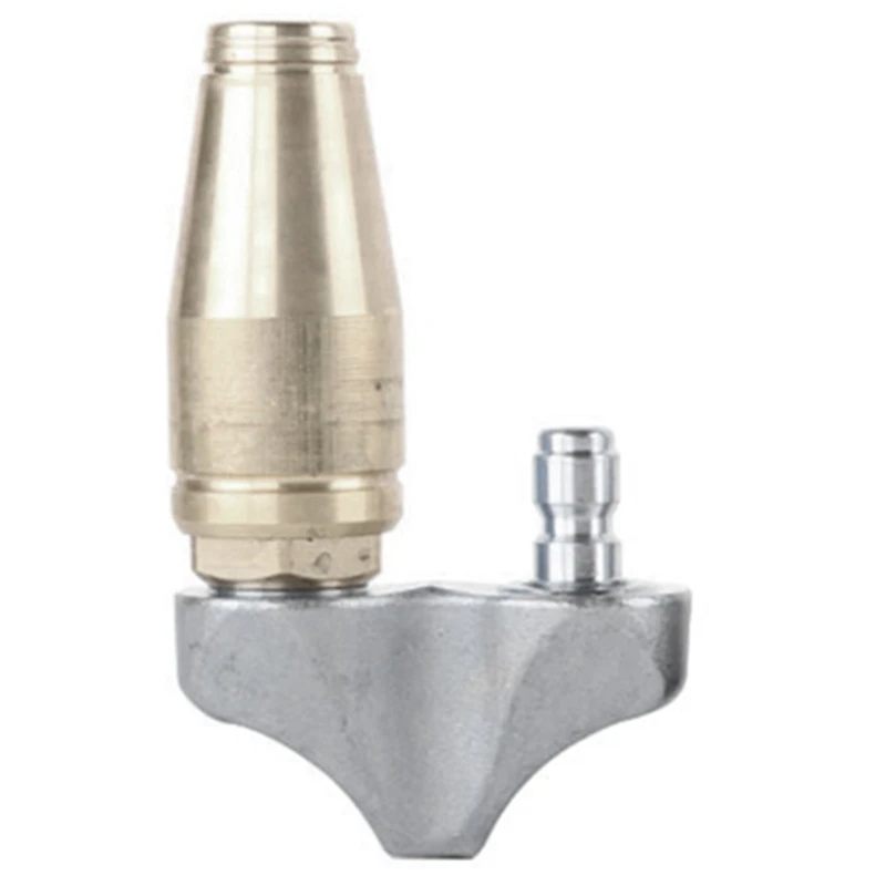 

Pressure Washer Drain Ram Sewer Cleaning Nozzle Pipe Sewer Dredging Nozzle Water Mouse 1/4 Quick Plug