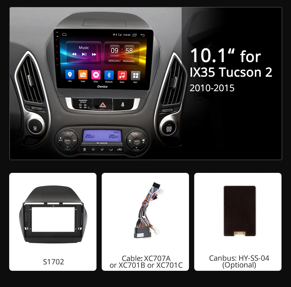 PX6 для Hyundai iX35 2010-2015 Ownice Восьмиядерный Android автомобильный Радио DVD плеер DSP SPDIF GPS