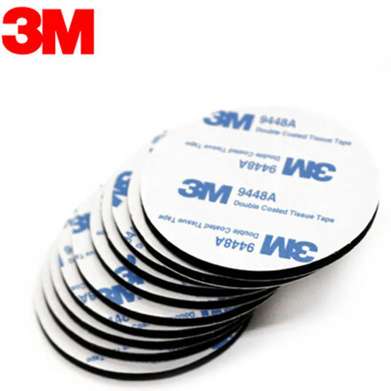 10PCS 3M double-sided black foam tape strong pad Round sticker Suitable for mounting RC model Receiver Servo LED