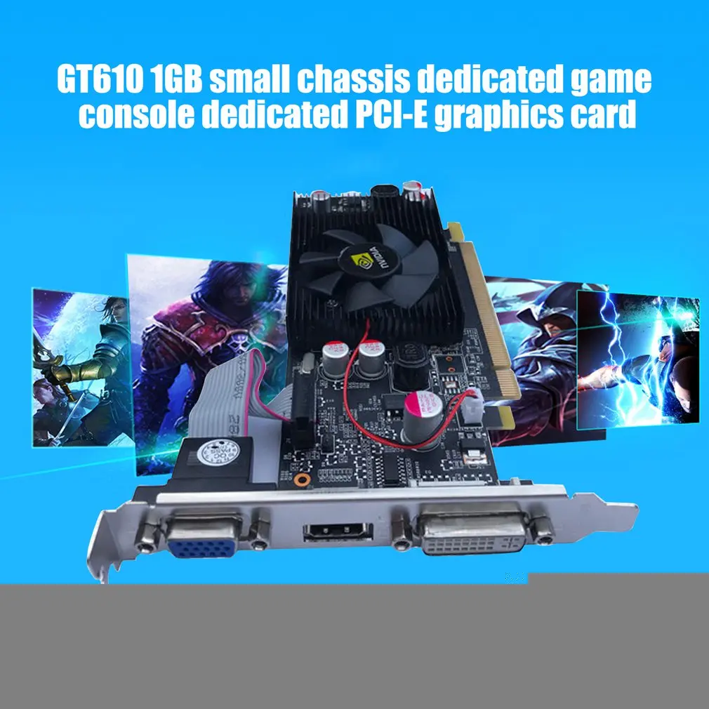 Видеокарта Veineda PNY NVIDIA GeForce VCGGT610 XPB 1 ГБ DDR2 SDRAM PCI Express 2 0 | Компьютеры и офис