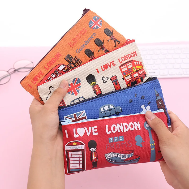 Милый тканевый чехол для карандашей с супергероями школьный подарки детей