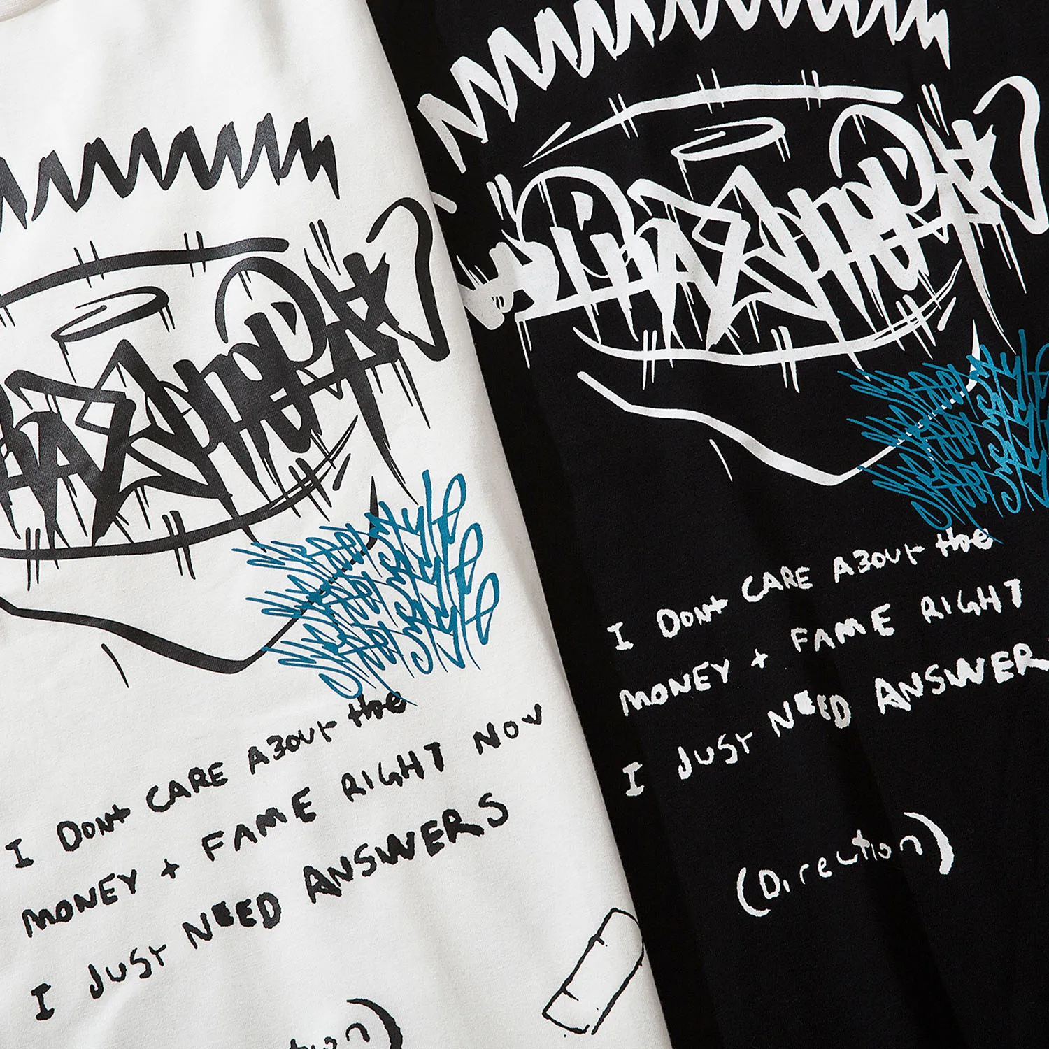 Мужская футболка с коротким рукавом и принтом граффити в стиле Харадзюку | одежда