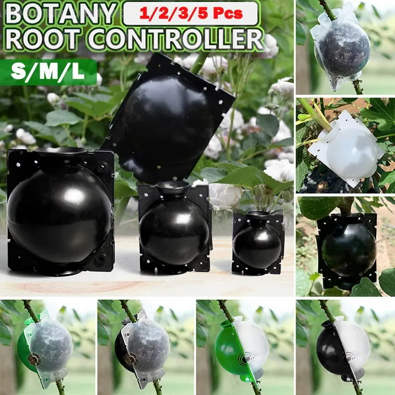 

1/2/5Pcs Plant Root Growing Box Grafting Rooting Ball High Pressure Garden Breeding Case For Garden Plant Propagation Box