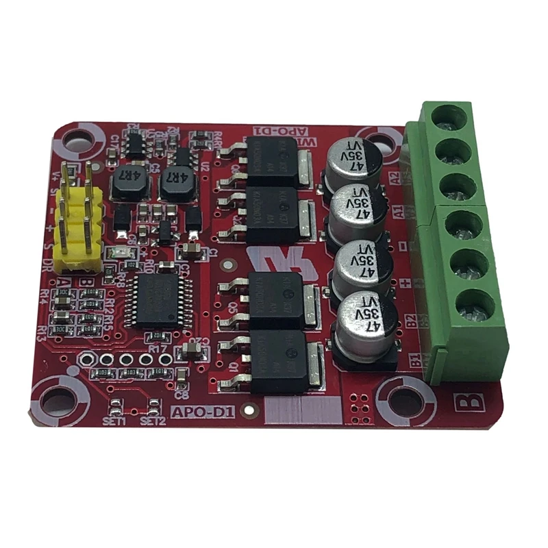 Promotion! APO-D1 Dual-Channel Speed Controller 10Ax2 Three-Function DC Brushed Motor ESC 5V-24V Dual Drive Slo | Строительство и
