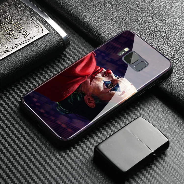 Пленка Joker Joaquin Phoenix стеклянный чехол для телефона мягкий силиконовый чехол для Samsung Galaxy S8 s9 s10e s10 plus note 8 9 10 PLUS