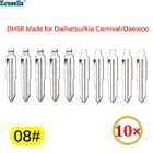 10 шт.лот Uncut DH5R металлический пустой ключ Тип #08 для Daihatsu FIAT PALIO для Jinbei Haise для KIA Carnival для Daewoo GEELY