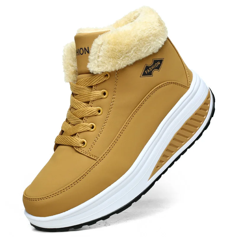 

Women Boots Fashion Winter Party Women Shoes Large Luxury Woman Boots Round Hot Boots Female Women Shoes Footwear Ladies Shoes