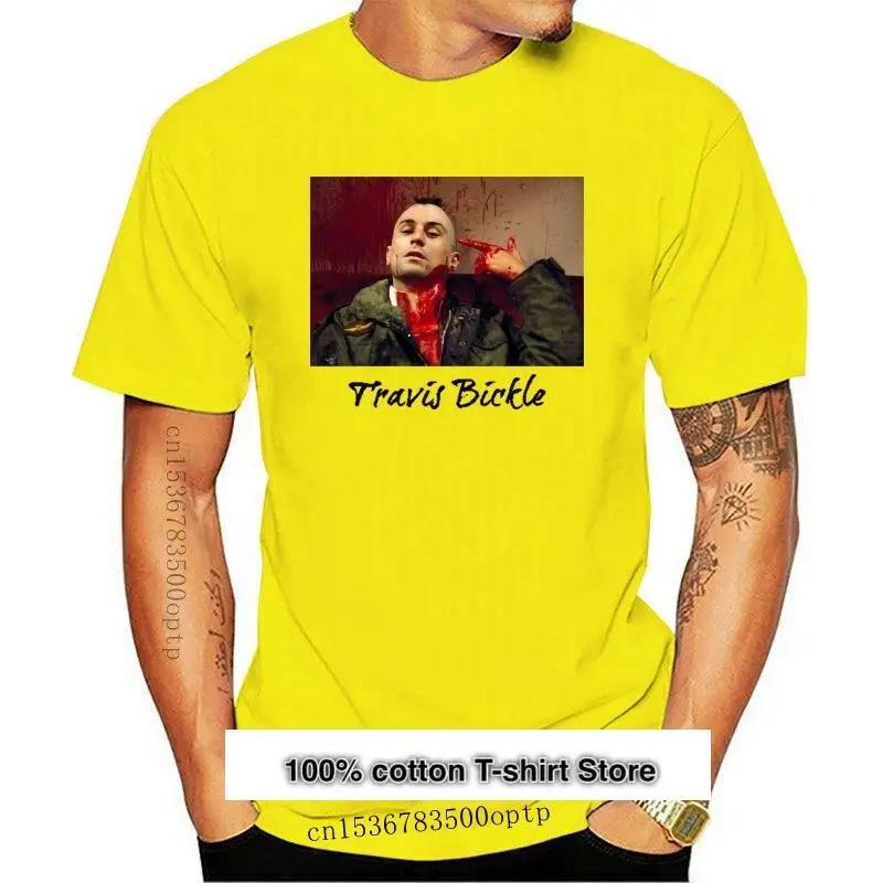 

TRAVIS BICKLE conductor de TAXI de película 1976 ROBERT De Niro camiseta blanca (1)