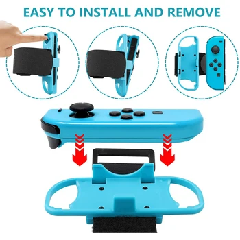 2Pcs Adjustable Game Bracelet Strap for Nintendo Switch Joy-Con Controller Wrist Dance Band Armband for Switch Oled Accessories 5