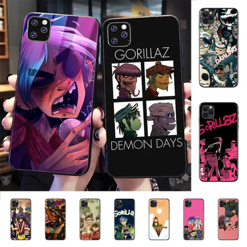 

Gorillaz Boat Illust Music Phone Case for iphone 13 11 12 13 mini pro XS MAX 8 7 6 6S Plus X 5S SE 2020 XR cover