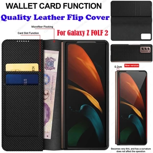 Genuine Leather Flip cover for Samsung Z Fold 2 case magnetic Flip
Wallet cover for Samsung Galaxy Z fold 2 fold2 5G Phone Case
