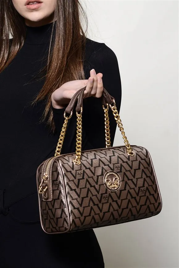 

Женская платиновая сумка 19 V69 ITALIA модель 5129 высокое качество ПУ Сделано в Турции