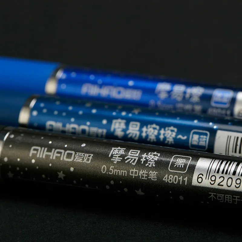 1 шт. стираемая ручка цвет синий черный Большие размеры волшебная канцелярские